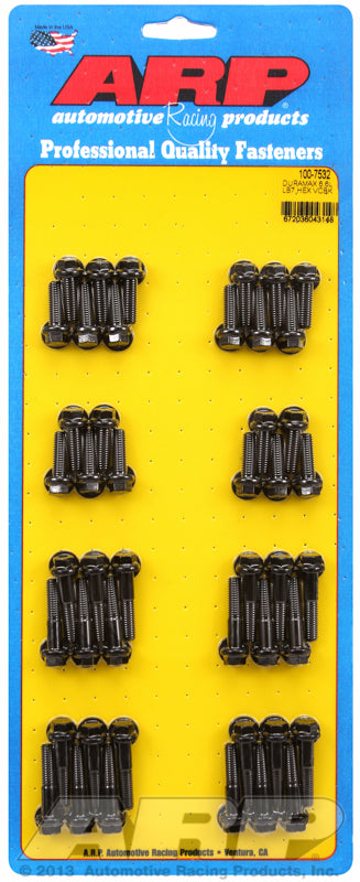 6.6L Duramax LB7 ARP 100-753X black oxide valve cover bolt kit