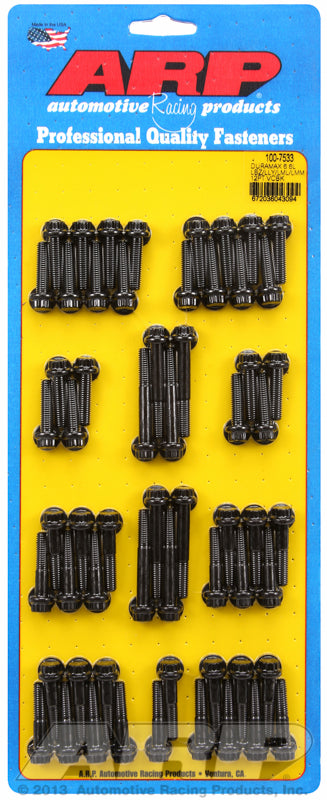 6.6L Duramax LBZ/LLY/LML/LMM ARP 100-753X black oxide valve cover bolt kit