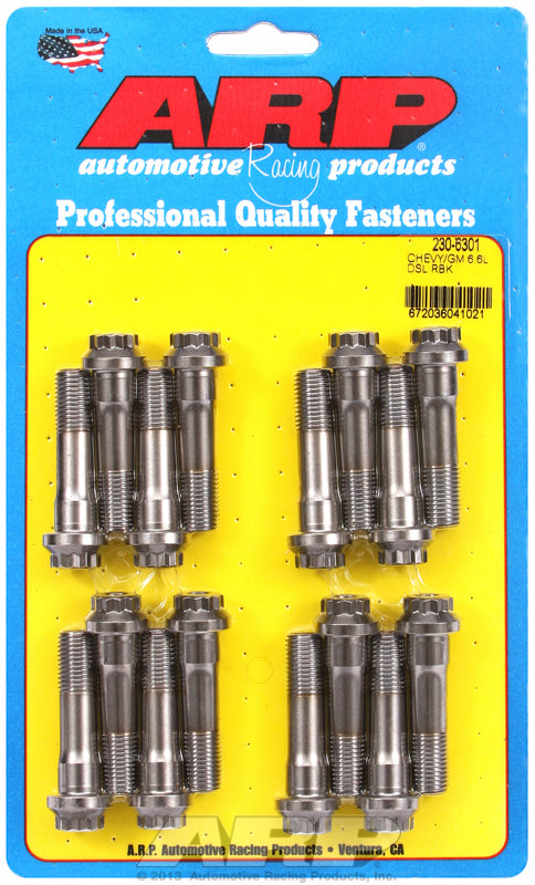 6.6L Duramax ARP 230-6301 rod bolt kit