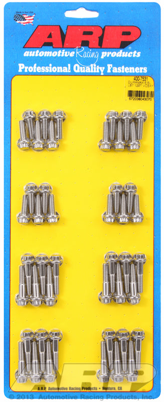 6.6L Duramax LB7 ARP 400-753X stainless steel valve cover bolt kit