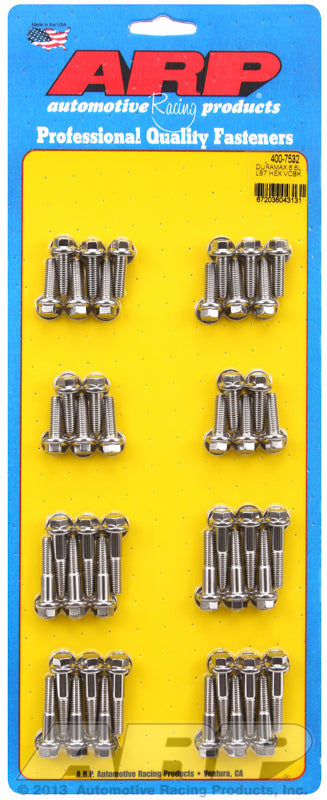 6.6L Duramax LB7 ARP 400-753X stainless steel valve cover bolt kit