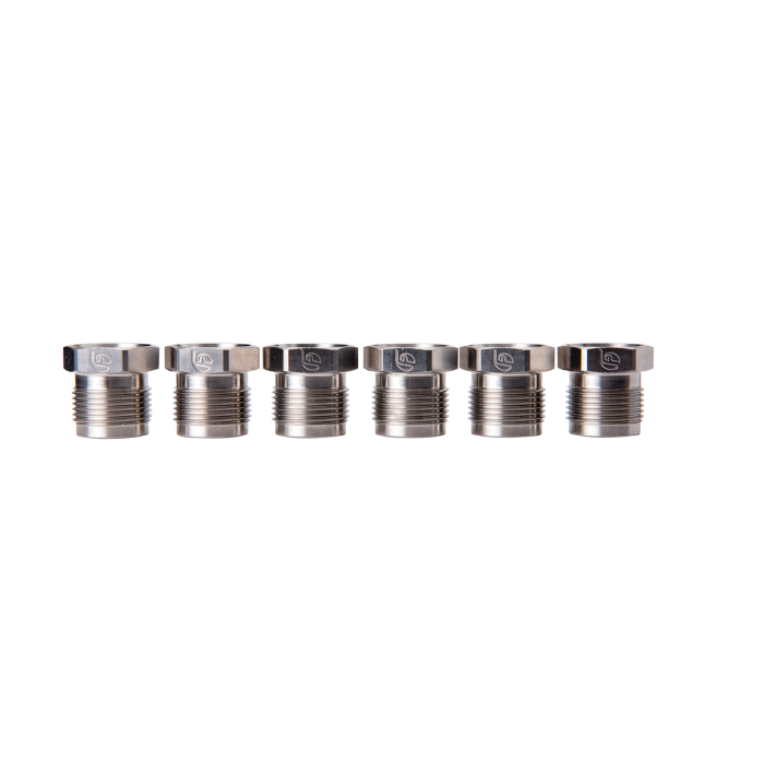 Fleece Performance Stainless Steel Fuel Supply Tube Nuts for 5.9/6.7L Cummins