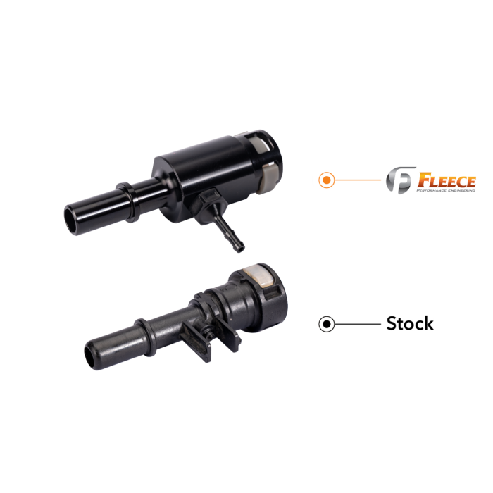 Fleece Performance Injector Return Line Repair Fitting for 2011-2016 6.7L Power Stroke