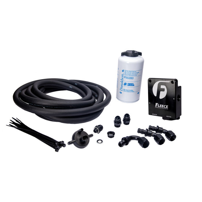 Fleece Performance Auxiliary Fuel Filter and Line Kit for 1998.5-2002 Dodge Cummins