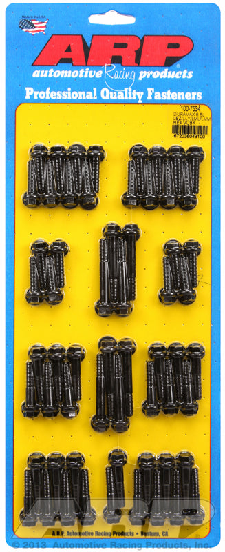 6.6L Duramax LBZ/LLY/LML/LMM ARP 100-753X black oxide valve cover bolt kit