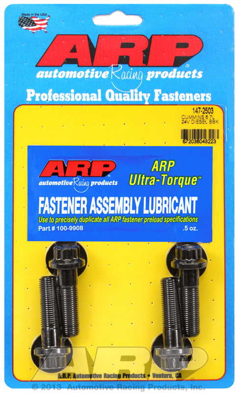 Cummins 6.7L 24V ARP 147-2503 balancer bolt kit