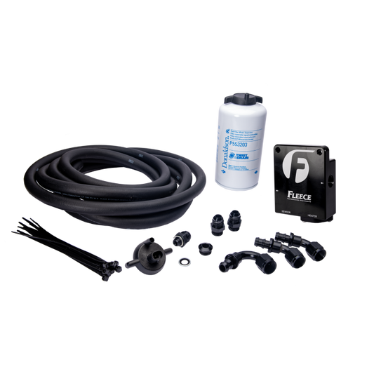Fleece Performance Auxiliary Fuel Filter and Line Kit for 1998.5-2002 Dodge Cummins